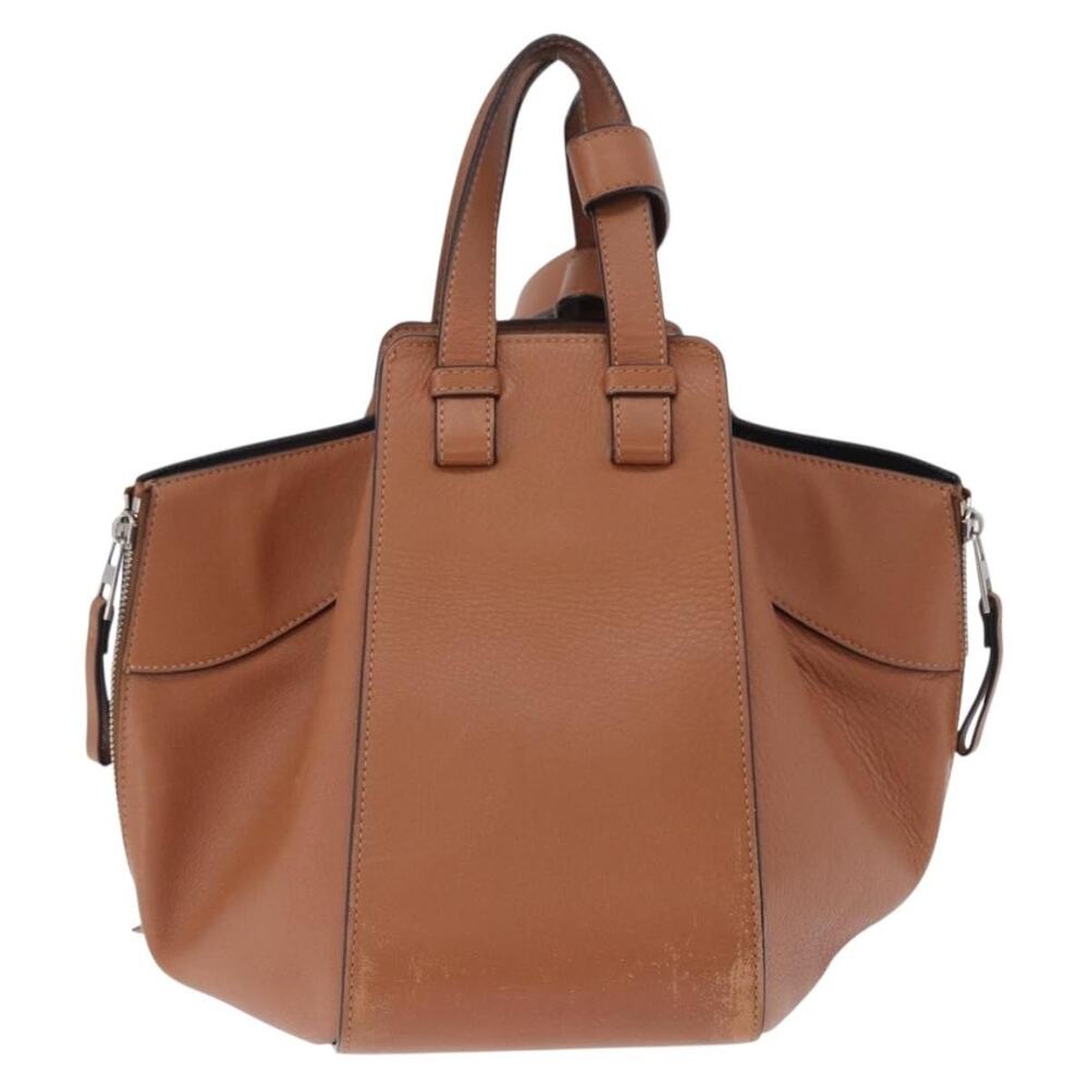 Loewe Leather Hammock Small Handbag Brown